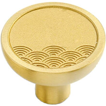 Brass Cabinet Handles & Knobs for Kitchen, Closet, Dresser – Compatible with Standard Furniture