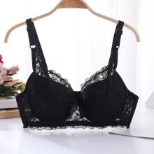 Women's Sexy Ultra-thin Non-sponge Push-up Bra With Sexy Lace Cutouts Makes Large Breasts Look Smaller