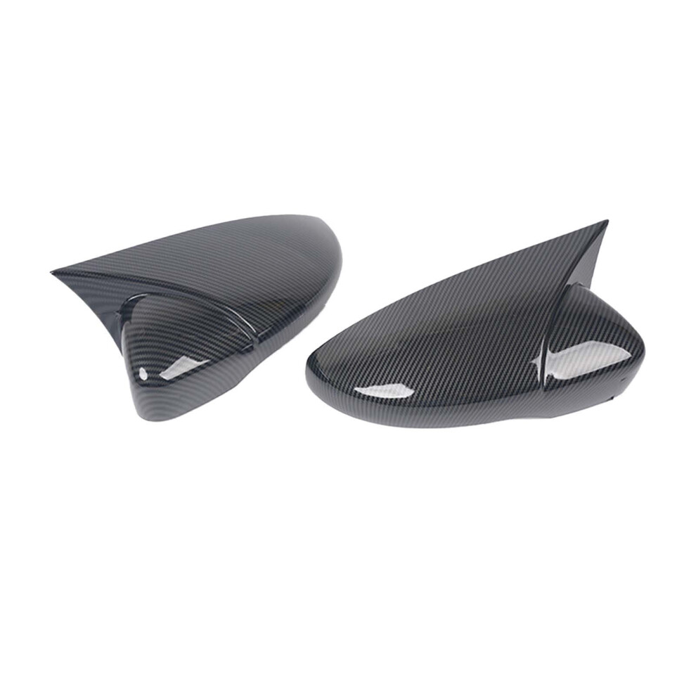 Exterior Mirror Caps For Vw Beetle 2011Â2018 Carbon Color Black 9399596920863
