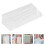 60Pcs Plastic Garment Covers White Dustproof Coat Storage Bags 3