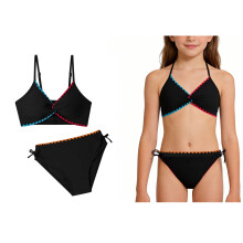 Jentedrakt Todelt Bikinisett Hurtigtørkende Sommer Badetøy Matchende Badedrakter 11-12 År
