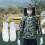 Single Zipper Beekeeping Protective Jacket Clothes with Gloves Set Beekeeper Accessory 5