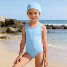 Baddräkt Flickor Baddräkt 1 Delad Snabbtorkande Barnbikini Badkläder Sommar 13-14 År