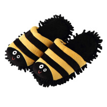 Cozy Winter Slippers With Detachable Washable Cleaning Scuff Mop Indoor Outdoor Soft Fleece Lined Shoes