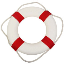 Safety Ring Life Preserver Swimming Pool Foam Lifeguard Buoy Boat Swimming Ring -Home Wall Door Hangings Decor Decoration Only (Mini)