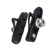 Paquete de 2 pastillas de freno de bicicleta de alto rendimiento, duraderas, de goma, para un frenado eficaz.