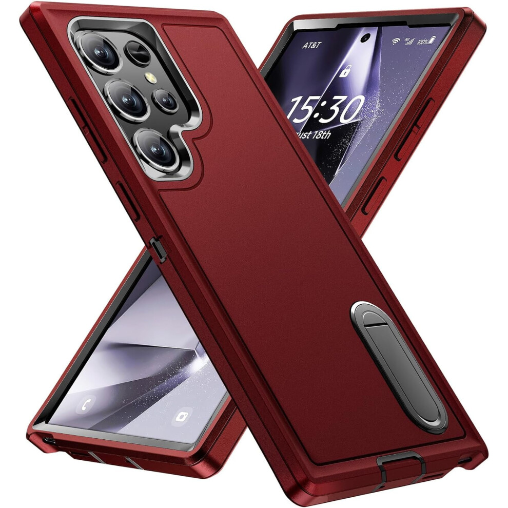 Compatible With Samsung Galaxy S24 Ultra Case Â Shockproof, Drop-Proof, Military-Grade With Built-In Kickstand 9028731630199
