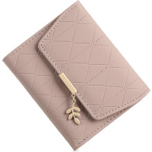 Bifold Wallet Women Leather RFID Blocking Card Holder Compact Wallet Zipper Coin Pocket with ID Window