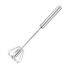RYGRZJ Whizzy Whisk – 2024 Stainless Steel Semi-Automatic Whisk, Hand Push Mixer Stirrer Tool, Compatible with Whisking & Beating