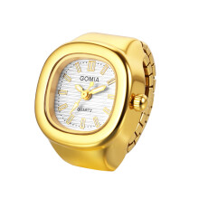 Ring Watch for Men and Women Gold Silver Stainless Steel