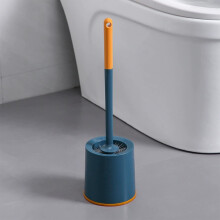 VALSEEL Wall Mounted Toilet Scrubber No Dead Angle Long Handle Bathroom Cleaning Brush Set,Home Decor Collection