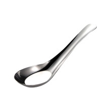 1 Pack Stainless Steel Soup Spoon, Mirror Polished, Heavyweight, Long Handle, Dishwasher Safe – Compatible with Ramen, Wonton, Rice