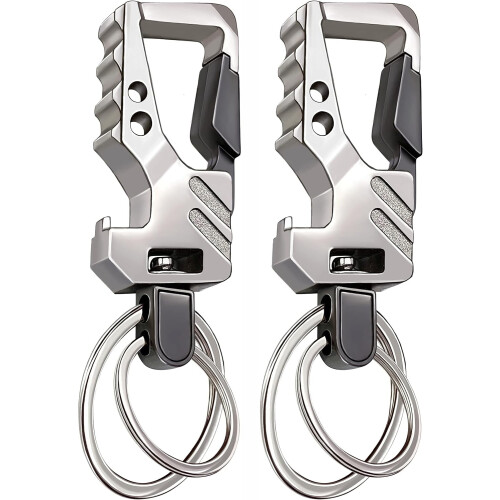 Car Key Chain Bottle Opener Heavy Duty 2 Pcs