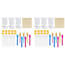 86-Piece Epoxy Resin Mixing Kit with Silicone Cups and