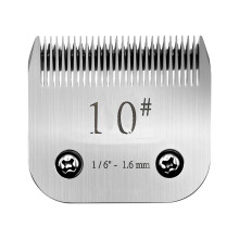 Kæledyrsplejeklipperblad 10" for 1,6 mm rustfrit stål til Oster Heiniger Conair-klippere, nem installation