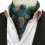 Men's Ascot Scarf Paisley Pattern Wedding Tie 1