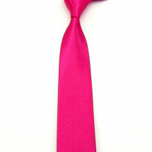 10 stk. Herreslips i satin, ensfarvet, smalt, til bryllup, formelt og forretningsslips