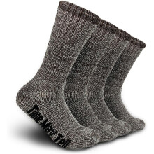 PUMIER Men's Merino Wool Hiking Socks Thermal Crew Winter