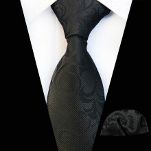 Men's Floral Paisley Tie and Pocket Square Set
