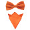 Szzoqdz Men Satin Solid Bowtie Handkerchief Pocket Square Set 1