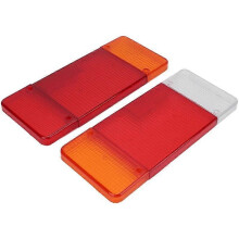 Pair of Truck Tail Light Housing Cover Left Right Red Orange White Replacement for Iveco Eurocargo Daily