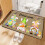 Easter Bunny Egg Decorated Carpet Cloth 1