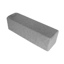 Couch Arm Rest Pillow Armrest Practical Removable Washable Pillowcase Cushion, Elbow Support Pillow for Living Room, Armchair Dark Gray
