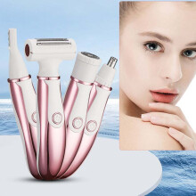 Clearance Beauty Products under $5 4 in 1 Hair Removal for Face Electric Face Shaver for Women Facial Epilator for Women All Skin Types