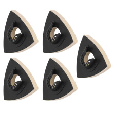 Oscillating Buffing Pad Triangular Felt Polishing Pad 5 pcs