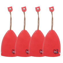 Unbranded key pouch for padlock keys 4 pcs red 7.5x11.5 cm