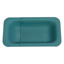 Home Storage and Organization Collapsible Colander Drain-Basket Strainer Over The Sink for Kitchen