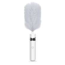 Three-In- Electric Feather Duster Rotary Dust Cleaner for Household Kitchen