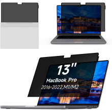 MacBook Pro/Air 13" Privacy Screen (2016-2022, M1/M2), Removable Shield – Compatible with MacBook 13"