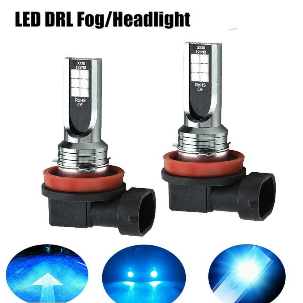 2X H11 Car Led Head 110W 20000Lm Fog Bulb 8000K Driving Drl Lamp Light/Blue 9479868934023