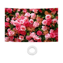 Großer, farbenfroher Valentins-Wandteppich – Festlicher Wandbehang für Schlaf- und Wohnzimmer – Gemütliche Weihnachtsdekoration für eine