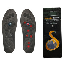 paire de semelles de massage, semelles magnétiques, semelles orthopédiques, semelles d'acupression