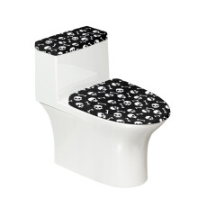 Toilet Seat Protector Pack of 2 17x21 Inches Keep Dust Stain Christmas Skull Pattern