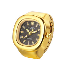 Finger Watch for Men and Women Gold Silver Stainless Steel