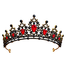 Princess Tiara & Crystal Crown for Women – Bridal, Prom, Birthday, Costume; Rhinestone Headband Hair Accessory