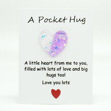 Pocket Hug Encouragement Cards with Heart Token – Comfort Gift for Family, Friends & Get Well Soon (Compatible with Pocket Hug)