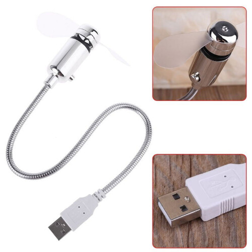 (2 τεμάχια) Εύκαμπτος ανεμιστήρας ψύξης USB με διακόπτη εξοικονόμησης ενέργειας
