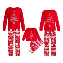 Christmas Pajamas for Family Matching Family Christmas Pajamas Set PJS Holiday Xmas Family Jammies Sleepwear (Red,Dad L)