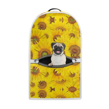 Durable Polyester Protective Case with Lightweight for Kitchen, Pug and Sunflower