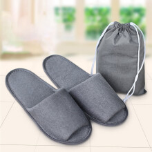 harmtty 1Pair Papuci de unică folosință unisex pentru călătorii, hotel, SPA, acasă, interior, gri