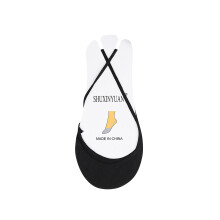 Socks for Dress Shoes Women, Half Socks for Women, Socks for Heels No Show Non Slip, Cotton Toe Socks, No Show Toe Socks Women, Black One Size