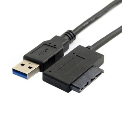 Καλώδιο προσαρμογέα USB3.0to7+6 13pin Slimline Sata για φορητό υπολογιστή, CD/DVD/ROM, οπτική μονάδα
