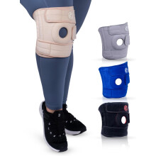 PUMIER Knieorthese in Übergröße für Damen und Herren – Verstellbare Unterstützung bei Meniskusriss, Arthritis, Kompression mit seitlichen