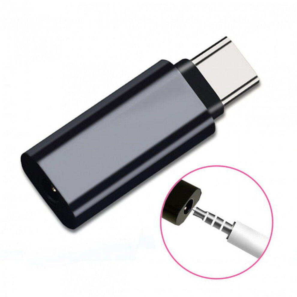 Cy Type-C To 3.5Mm Earphone Adapter Usb-C 3.1 Male To Aux Audio Female For Compatible With Xiaomi 6 Mi6 Letv 2 Pro 2 Max2 9028731006710