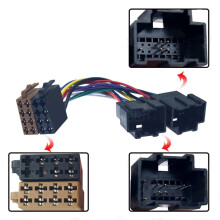 Chicote de fios adaptador ISO para rádio de carro para Chevy Silverado Suburban Tahoe 2007-2013