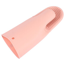 Microwave Gloves Pink 1Pcs 10.6x3.9in Silicone Cotton Protect Hands Wrist Protection
